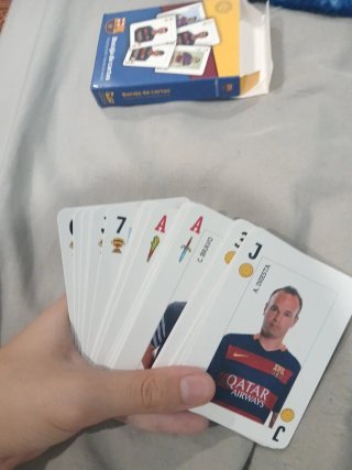 Baraja de cartas FC Barcelona, oficiales