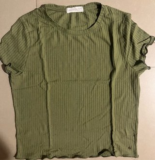Camiseta BROWNIE verde oliva talla M
