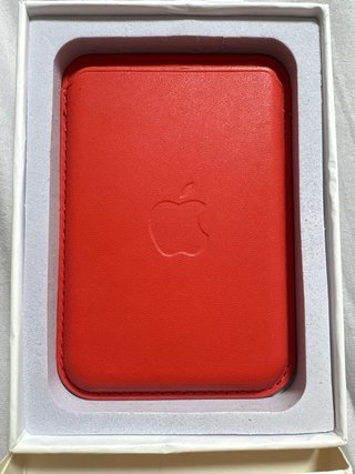 Cartera iPhone Magsafe Piel Roja