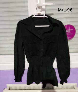 Camisas y blusas manga larga mujer L