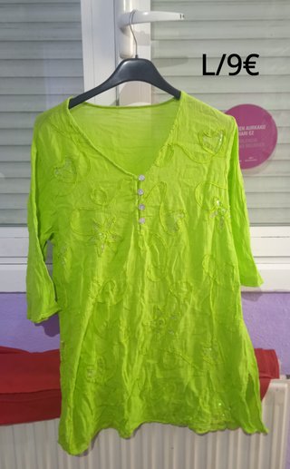 Camisas y blusas manga larga mujer L