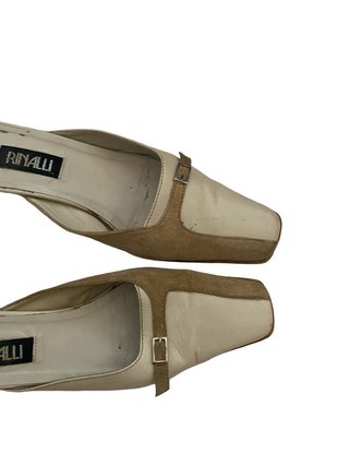 Zapatos Rinalli Beige y Blanco