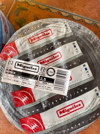 Rollo Cable Miguelez 2.5mm H07V-K 200m