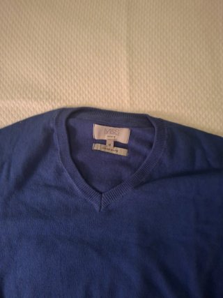 Jersey pico azul M M&S Collection