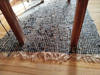 Alfombra Piel de vaca y Yute 160x230