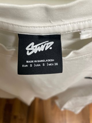 Camiseta SAND Blanca Manga Corta