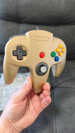 Nintendo 64 Controller Oro Gold Edition nuovo n64