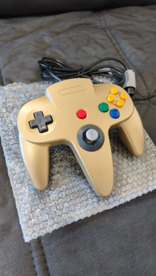 Nintendo 64 Controller Oro Gold Edition nuovo n64