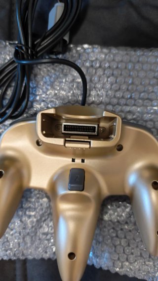 Nintendo 64 Controller Oro Gold Edition nuovo n64
