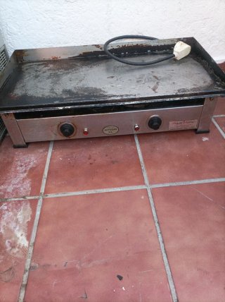 Plancha eléctrica profesional