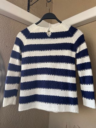 Jersey Zara rayas marinero azul y blanco T.XS