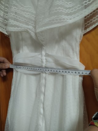 Vestido Pronovias Años 70 Blanco