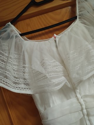 Vestido Pronovias Años 70 Blanco