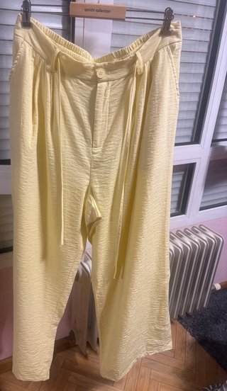 Conjunto Lili Sidonio Camisa y Pantalón XL Amarill