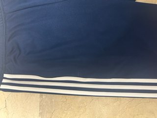 Pantalones Adidas Azules con Rayas Blancas