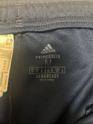 Pantalones Adidas Azules con Rayas Blancas