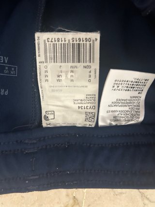 Pantalones Adidas Azules con Rayas Blancas