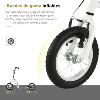 Patinete infantil blanco SCOOTER