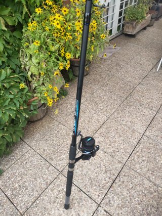 Caña de pescar Livefish 3m + carrete Sea 70