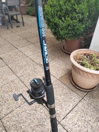 Caña de pescar Livefish 3m + carrete Sea 70