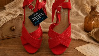Sandalias Marypaz Rojas Plataforma T.36
