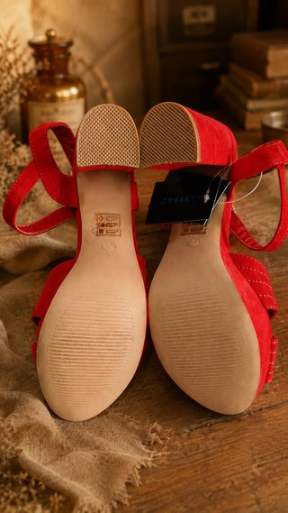 Sandalias Marypaz Rojas Plataforma T.36