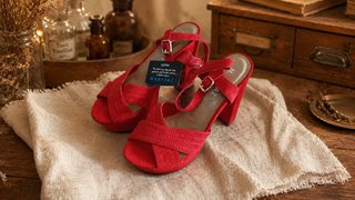 Sandalias Marypaz Rojas Plataforma T.36