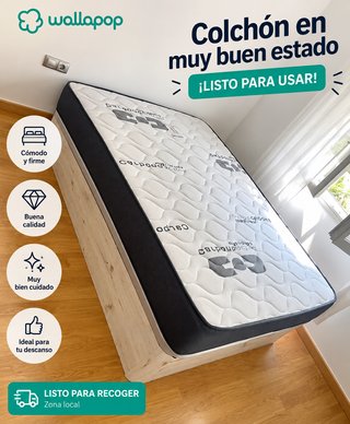 Canapé abatible + colchón 22 cm NUEVO