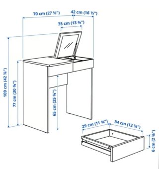 Tocado Ikea brimnes