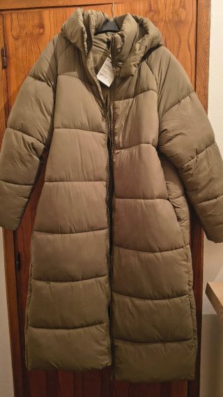 Plumífero Zara Verde Oliva Talla XL