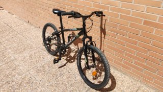 Bicicleta Infantil Decathlon 20 Negra