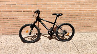 Bicicleta Infantil Decathlon 20 Negra