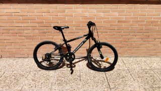 Bicicleta Infantil Decathlon 20 Negra