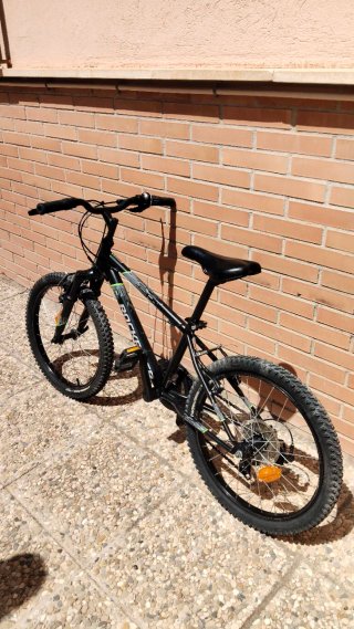 Bicicleta Infantil Decathlon 20 Negra