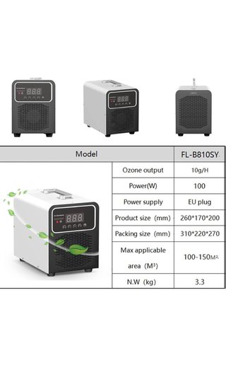 Generador Ozono Doméstico/Comercial Esterilizador