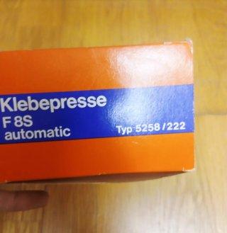 Empalmadora Agfa Klebepresse F 8S (Super 8)