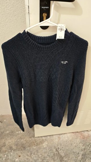 Jersey Hollister Talla S Azul Nuevo con Etiqueta