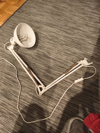 Lámpara de escritorio IKEA TERTIAL blanca