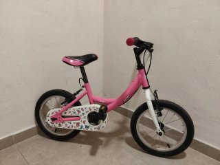 Bicicleta Infantil B-PRO 14 Rosa