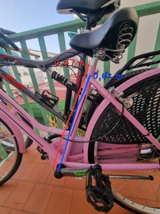 Bicicleta Paseo Rosa