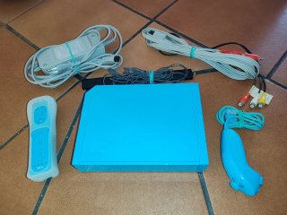 Consola Nintendo Wii Azul Completa