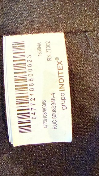 Top Zara Brillante Talla S nuevo