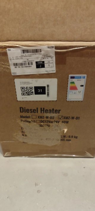 Calentador Diésel Portátil VEVOR 12V 5kW Nuevo