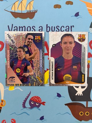 2 Cartas Futbolistas Aitana Bonmatí