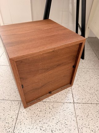Mesita de noche 2 cajones IKEA 35x35x35