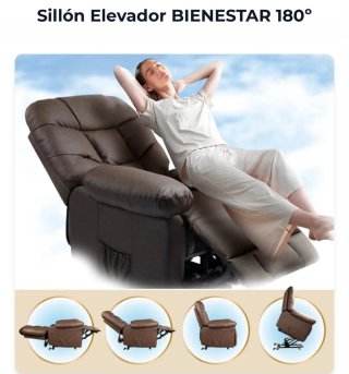 Sillón Elevador Bienestar 180°