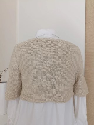 Max Mara maglioncino crop cotone