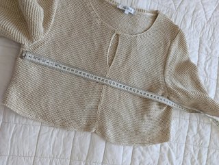 Max Mara maglioncino crop cotone