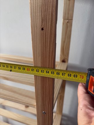 Estantería de madera