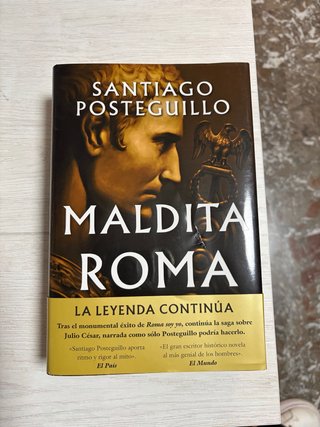 Libro Maldita Roma Santiago Posteguillo Tapa Dura